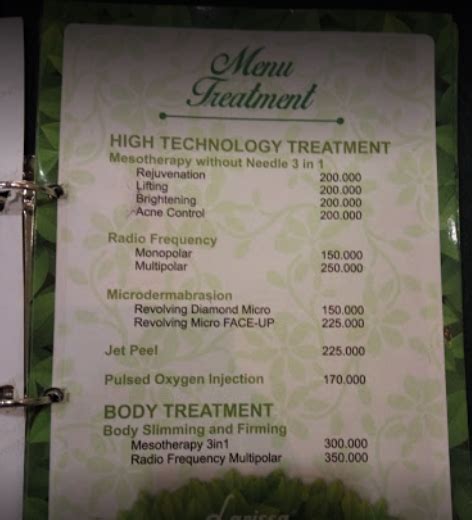 7 Harga Treatment Larissa 2022 yang Bikin Kamu Terkejut, Mulai dari Rp 500 Ribu! 7 Harga Treatment Larissa 2022 yang Bikin Kamu Terkejut, Mulai dari Rp 500 Ribu!